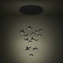 Paratebueno Steel LED 17 Light Pendant